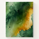 WATERCOLOR PATTERN-Notebook Notizblock (Rückseite)
