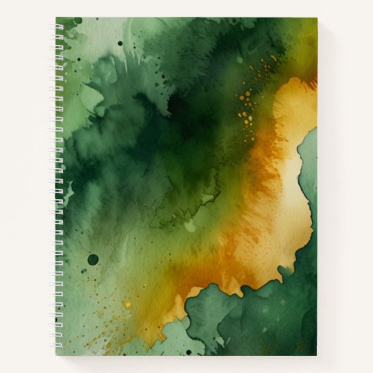 WATERCOLOR PATTERN-Notebook Notizblock (Vorderseite)