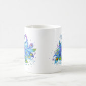 Watercolor peacock kaffeetasse (Mittel)