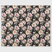 Watercolor Peonies with Pastel Wash Geschenkpapier (Flach)