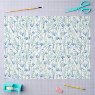 Watercolor peony floral decoupage seidenpapier