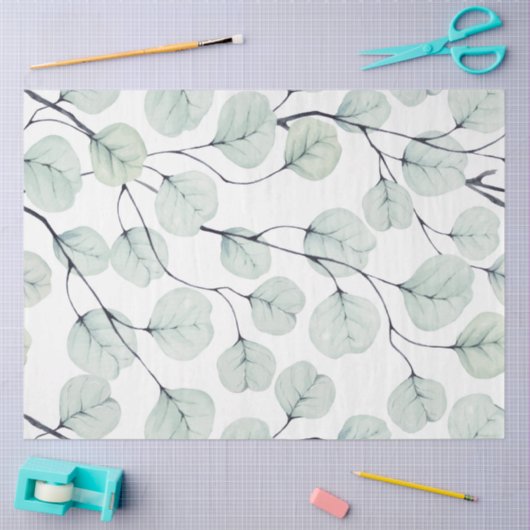 Watercolor peony floral decoupage seidenpapier (Basteln)