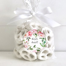 Watercolor Peony Magnolia Pink Wedding