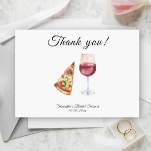 Watercolor Perfect Pair Hochzeitsdusche Danke