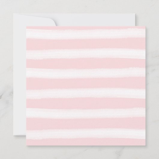 Watercolor-Pfingstrosen-Brautparty Einladung (Rückseite)