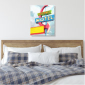 Watercolor Phoenix Motel Leinwanddruck (Insitu (Schlafzimmer))