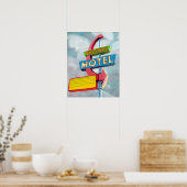 Watercolor Phoenix Motel Poster (Küche)