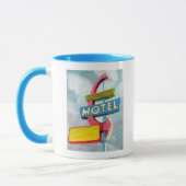 Watercolor Phoenix Motel Tasse (Links)