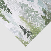 Watercolor Pine Tree Forest Seidenpapier (Ausschnitt)