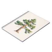 Watercolor Pine Tree Notizblock (Linke Seite)