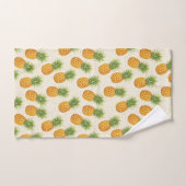 Watercolor Pineapples Badhandtuch Set (Handtuch)