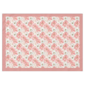 Watercolor pink and gold modern chic tablecloth tischdecke (Vorderseite (Horizontal))