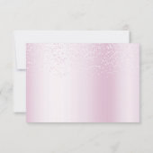 Watercolor Pink Baby Bear Danke Karte (Rückseite)