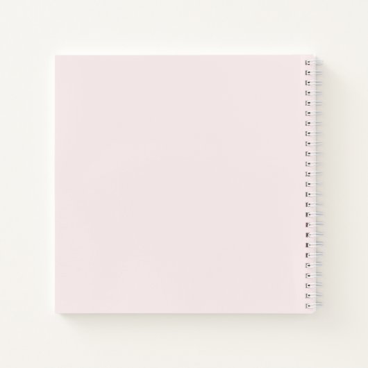 Watercolor Pink Bow Baptism Guest Book Notizblock (Rückseite)