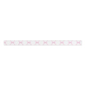 Watercolor Pink Bows Ripsband (Vorderseite)