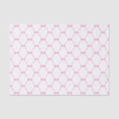 Watercolor Pink Bows Seidenpapier (Vorderseite)
