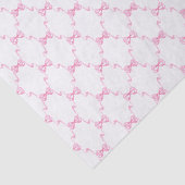 Watercolor Pink Bows Seidenpapier (Ausschnitt)