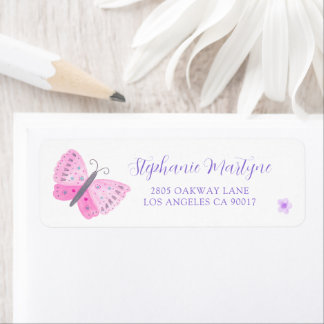 Watercolor Pink Butterfly Script-Schriftart