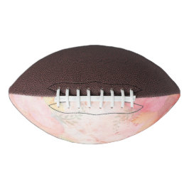 Watercolor Pink Floral Background Football