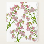Watercolor Pink Florals Wöchentlicher Planer (Rückseite)