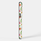 Watercolor Pink Flowers Pattern-69677 iPhone Hülle (Rechte Seite)