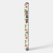 Watercolor Pink Flowers Pattern-69677 iPhone Hülle (Linke Seite)