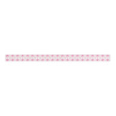Watercolor Pink & Green Bow Mahjong Ripsband (Vorderseite)