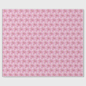 Watercolor Pink Peony Sweet 16 Party Geschenkpapier (Flach)