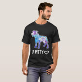 Watercolor Pit Bull So Pitty Pitbull Dog Tee Neu (Vorne ganz)