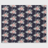 Watercolor Poinsettia Packpapier (Flach)
