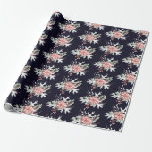 Watercolor Poinsettia Packpapier (Ungerollt)