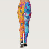 Watercolor Polka Dot Leggings (Rückseite)