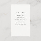 Watercolor Polka Dot Visitenkarte (Rückseite)