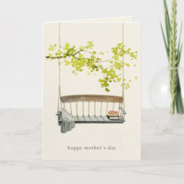 Watercolor Porch Swing Mother's Day Card Karte