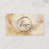 Watercolor Professional Business QR Code Visitenkarte (Rückseite)