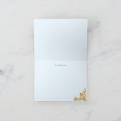 Watercolor Pumpkin Blue Danke Karte (Innenseite)