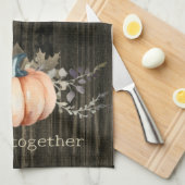 Watercolor Pumpkin Geschirrtuch (Viertel Falte)