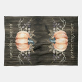 Watercolor Pumpkin Geschirrtuch (Horizontal)