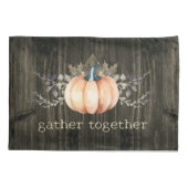 Watercolor Pumpkin Kissenbezug (Rückseite)