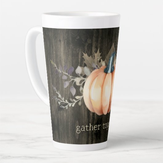 Watercolor Pumpkin Milchtasse (Linke Ecke)