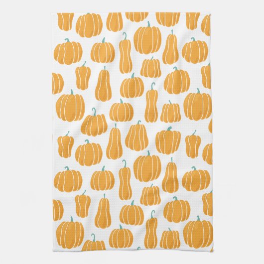 Watercolor Pumpkin Patch Geschirrtuch (Vertikal)