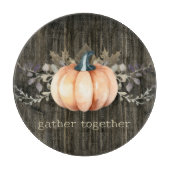 Watercolor Pumpkin Schneidebrett (Vorderseite)