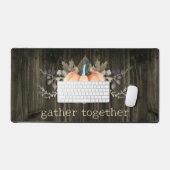 Watercolor Pumpkin Schreibtischunterlage (Tastatur & Maus)