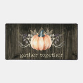 Watercolor Pumpkin Schreibtischunterlage (Vorderseite)