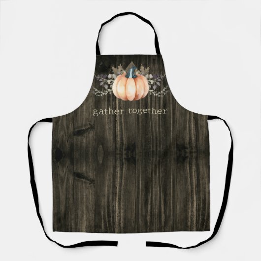 Watercolor Pumpkin Schürze (Vorderseite)