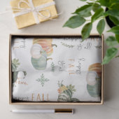 WATERCOLOR PUMPKINEN UND WAREN SEIDENPAPIER (Geschenk)