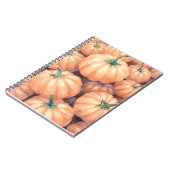 Watercolor Pumpkins Thanksgiving Halloween Notizblock (Linke Seite)