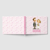 Watercolor Quirky Newlyweds Gästebuch (Voll)
