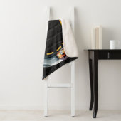 Watercolor Race Track Boys Birthday Party Gift Sherpadecke (Beispiel)