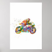 Watercolor Racing Poster (Vorne)